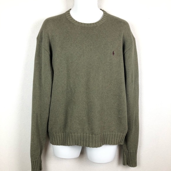 Polo Ralph Lauren Other - Polo by Ralph Lauren Green Cotton Sweater XL